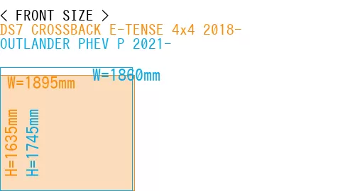 #DS7 CROSSBACK E-TENSE 4x4 2018- + OUTLANDER PHEV P 2021-